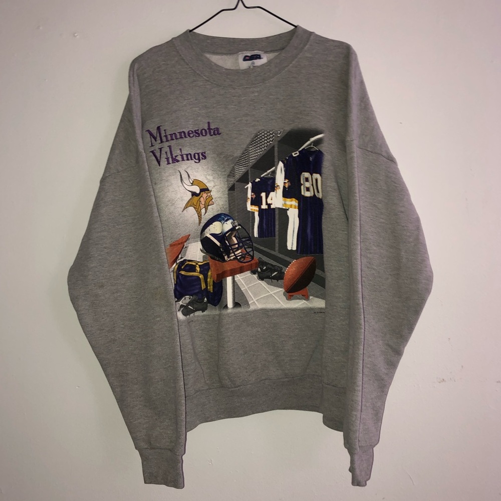 Vikings locker room crewneck